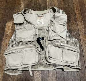 Master Sportsman Rugged Outdoor Gear Gallatin Fishing Vest Khaki 2XL